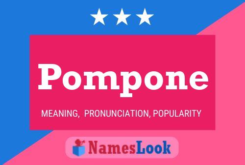 Poster del nome Pompone