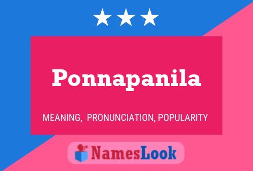 Poster del nome Ponnapanila