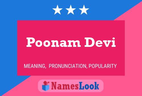 Poster del nome Poonam Devi