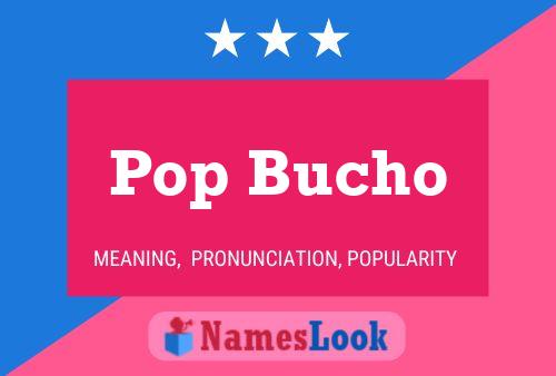 Poster del nome Pop Bucho