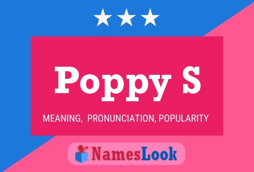 Poster del nome Poppy S