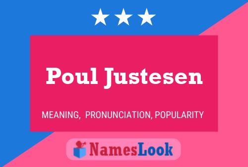 Poster del nome Poul Justesen