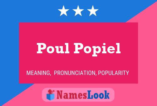 Poster del nome Poul Popiel