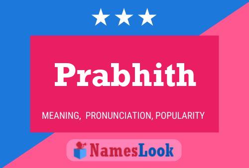 Poster del nome Prabhith