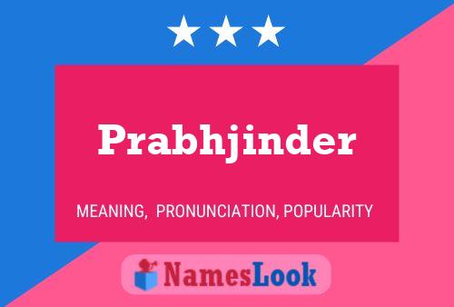 Poster del nome Prabhjinder