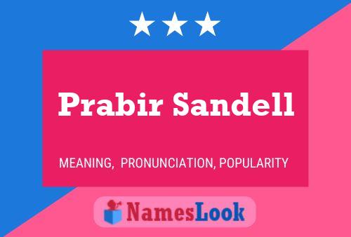 Poster del nome Prabir Sandell