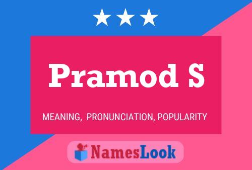 Poster del nome Pramod S