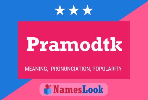 Poster del nome Pramodtk