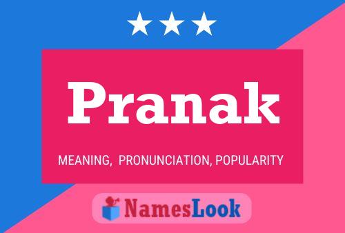 Poster del nome Pranak