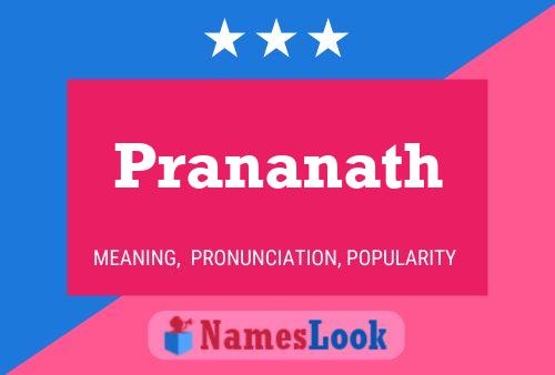 Poster del nome Prananath