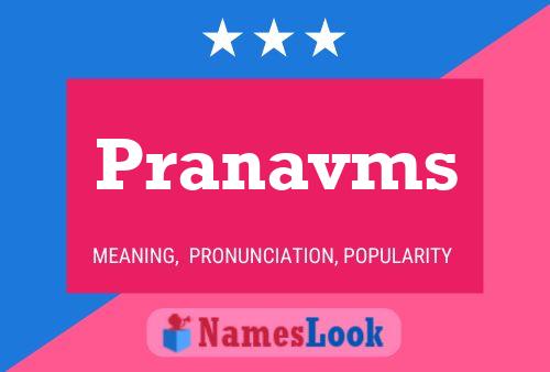 Poster del nome Pranavms