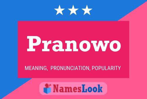 Poster del nome Pranowo