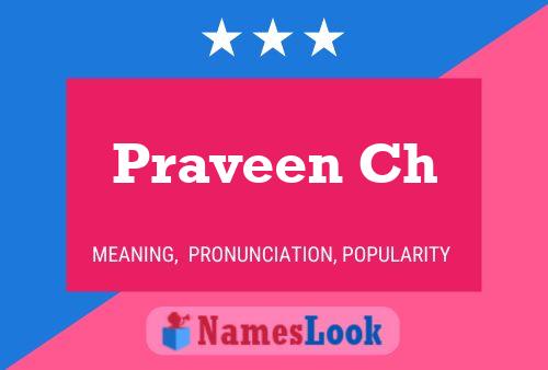 Poster del nome Praveen Ch