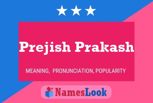 Poster del nome Prejish Prakash