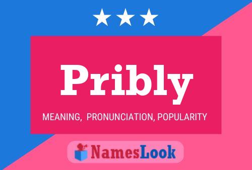 Poster del nome Pribly