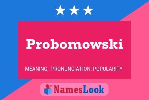 Poster del nome Probomowski