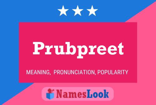 Poster del nome Prubpreet