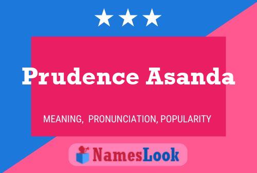 Poster del nome Prudence Asanda