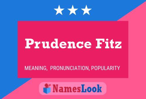 Poster del nome Prudence Fitz