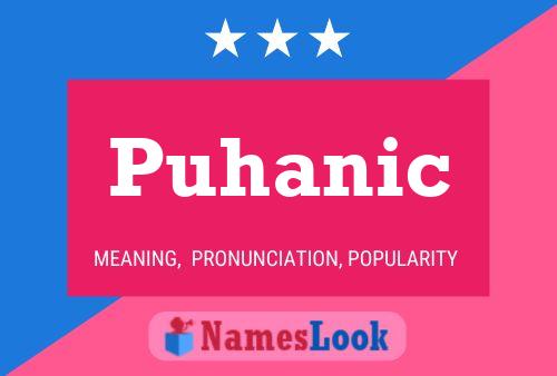 Poster del nome Puhanic