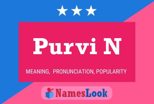 Poster del nome Purvi N