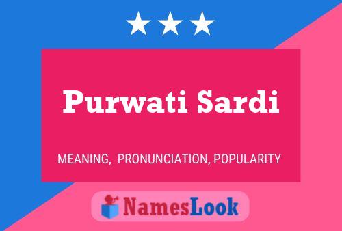 Poster del nome Purwati Sardi