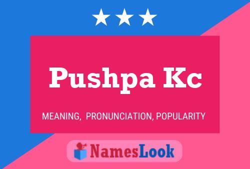 Poster del nome Pushpa Kc