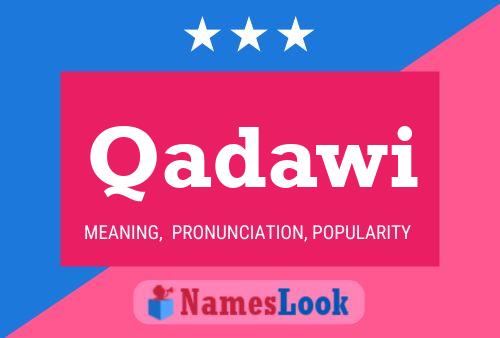 Poster del nome Qadawi