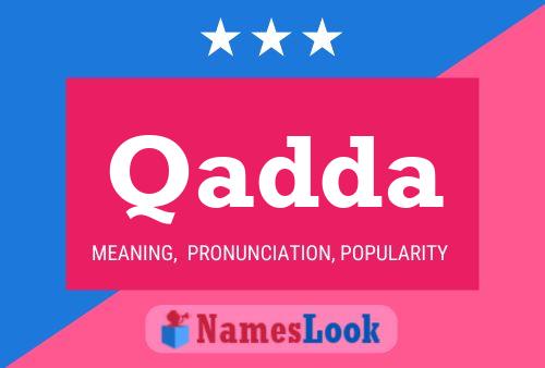 Poster del nome Qadda