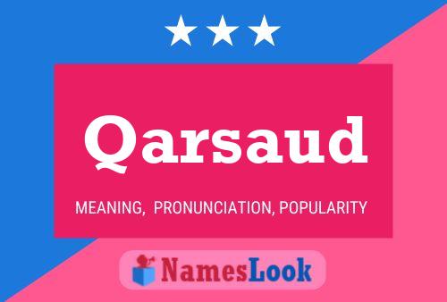 Poster del nome Qarsaud