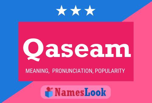 Poster del nome Qaseam