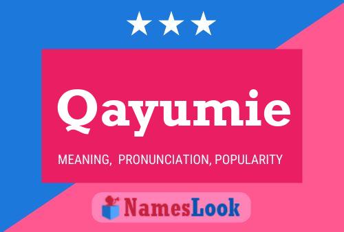 Poster del nome Qayumie