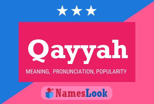 Poster del nome Qayyah