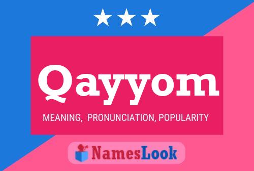 Poster del nome Qayyom