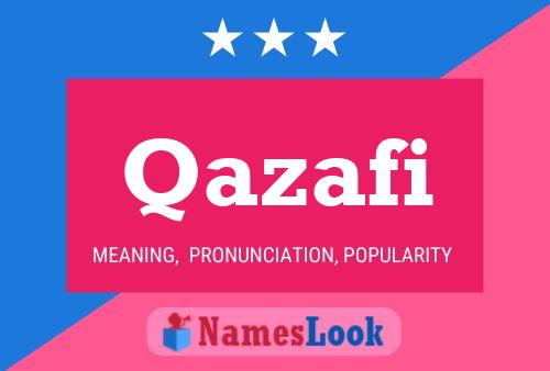 Poster del nome Qazafi