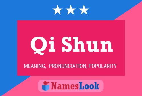 Poster del nome Qi Shun