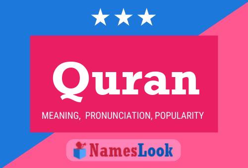 Poster del nome Quran