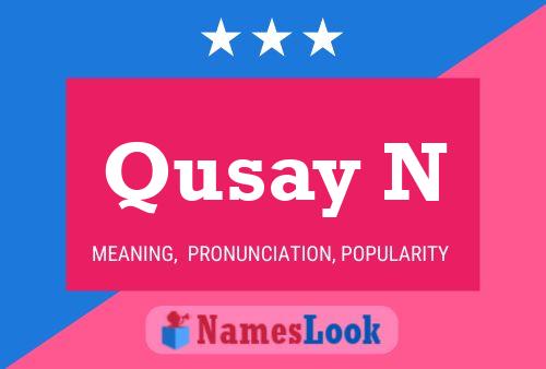 Poster del nome Qusay N