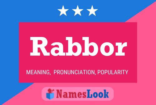 Poster del nome Rabbor