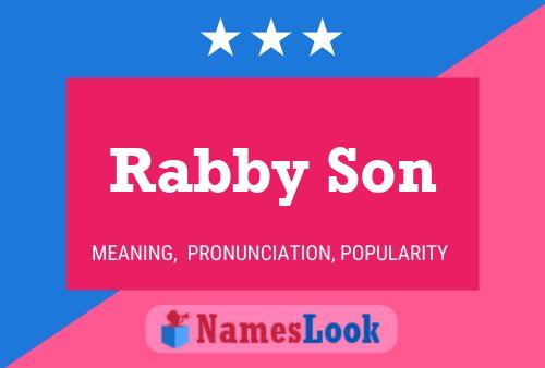 Poster del nome Rabby Son