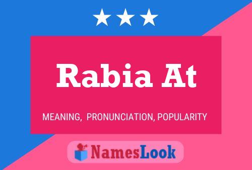 Poster del nome Rabia At