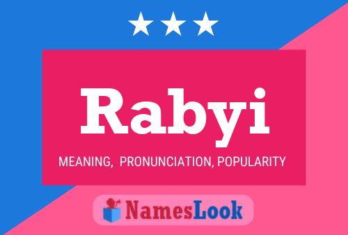 Poster del nome Rabyi