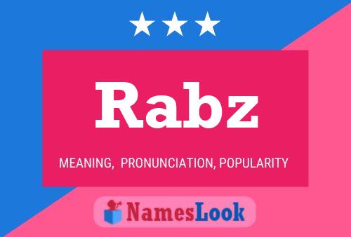 Poster del nome Rabz