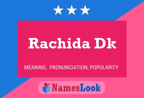 Poster del nome Rachida Dk