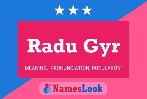 Poster del nome Radu Gyr