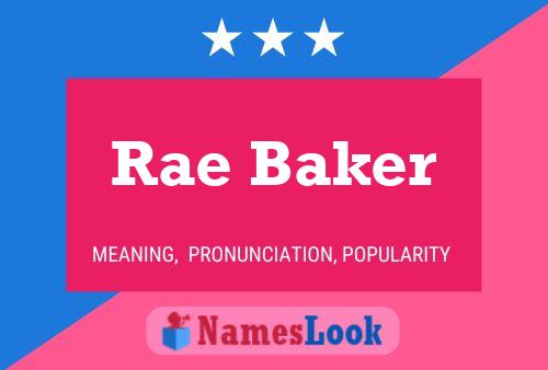 Poster del nome Rae Baker