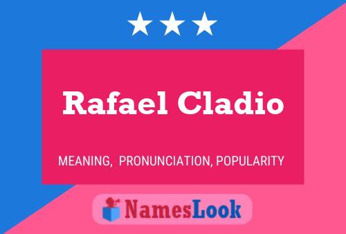 Poster del nome Rafael Cladio