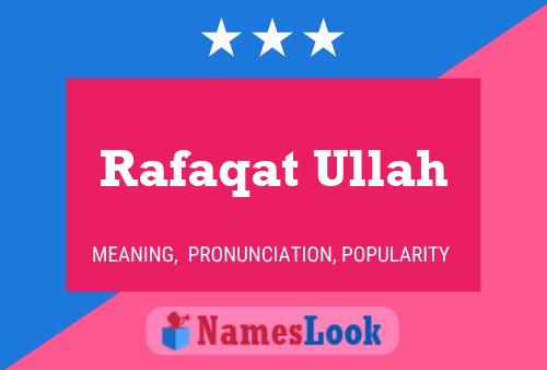 Poster del nome Rafaqat Ullah