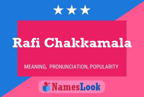 Poster del nome Rafi Chakkamala