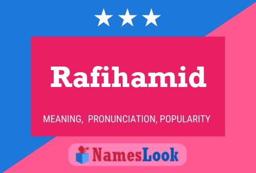 Poster del nome Rafihamid